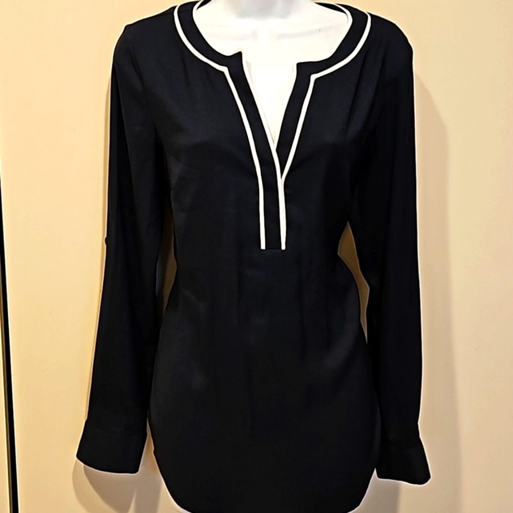 ⭐️ Ann Taylor Blue Blouse  Size S